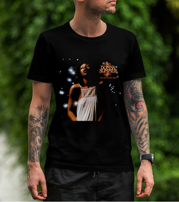 Donna Summer Love To Love You Baby Album Cover T-Shirt