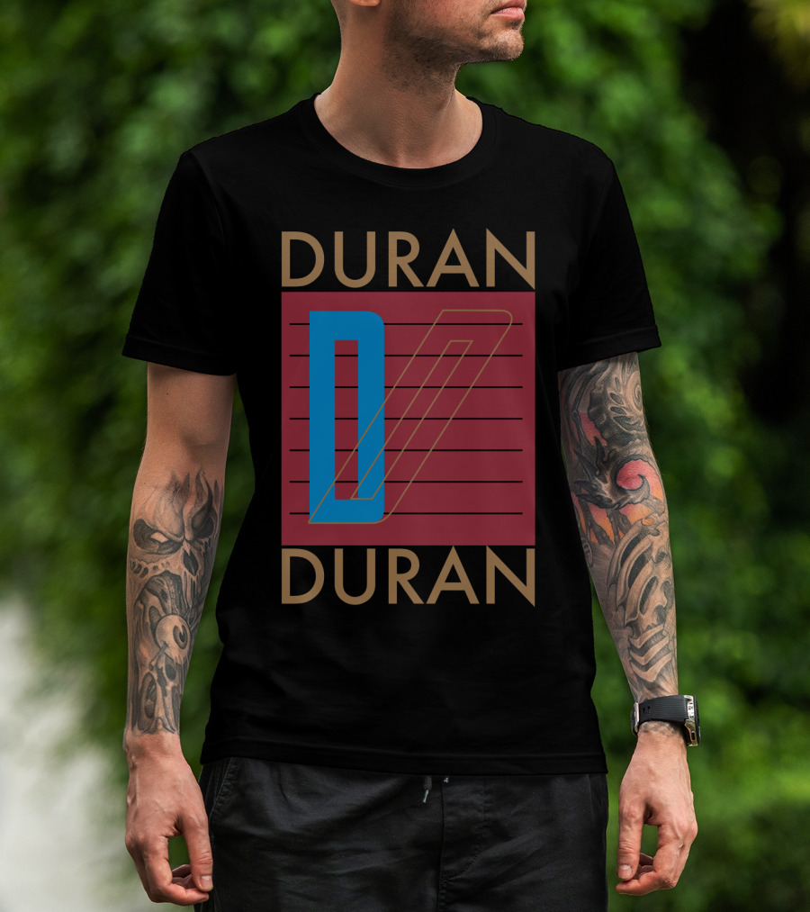 Duran Duran Iconic Logo Design Vintage Style T-Shirt