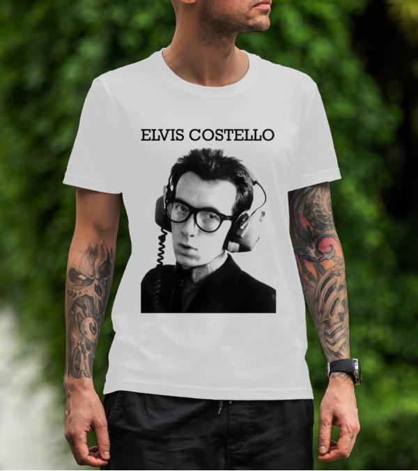 Elvis Costello EVCTL 16 Stereophonic Headphones T-Shirt