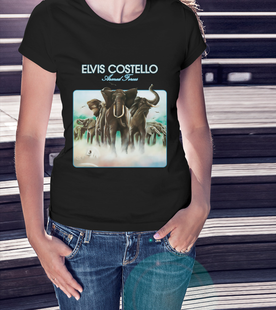 Elvis Costello Armed Forces Elephant T-Shirt
