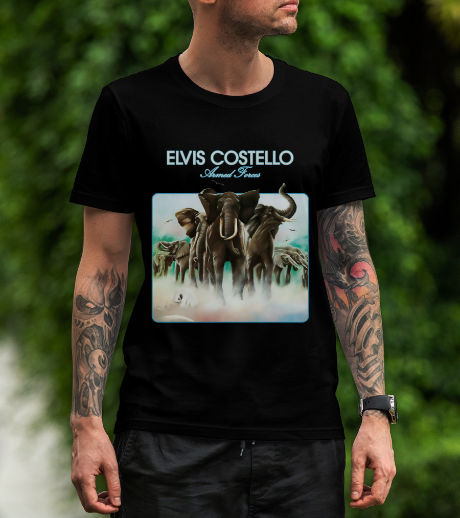 Elvis Costello Armed Forces Elephant T-Shirt
