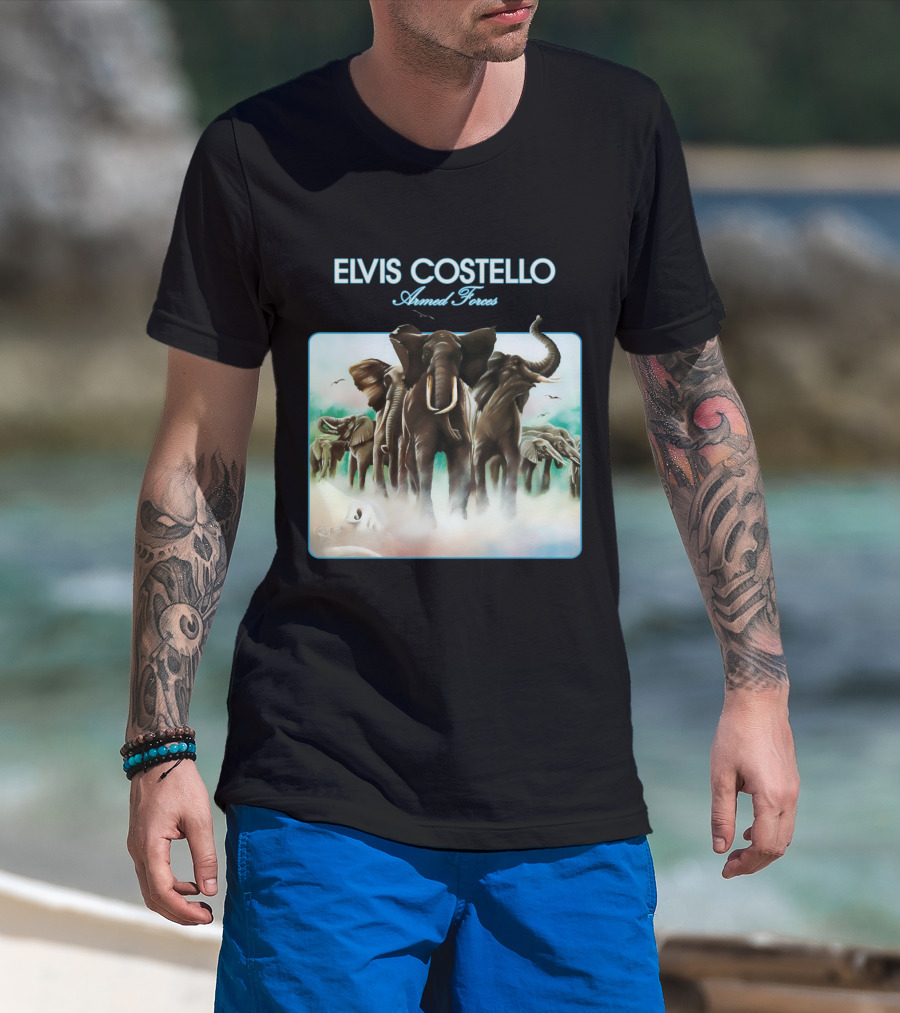 Elvis Costello Armed Forces Elephant T-Shirt