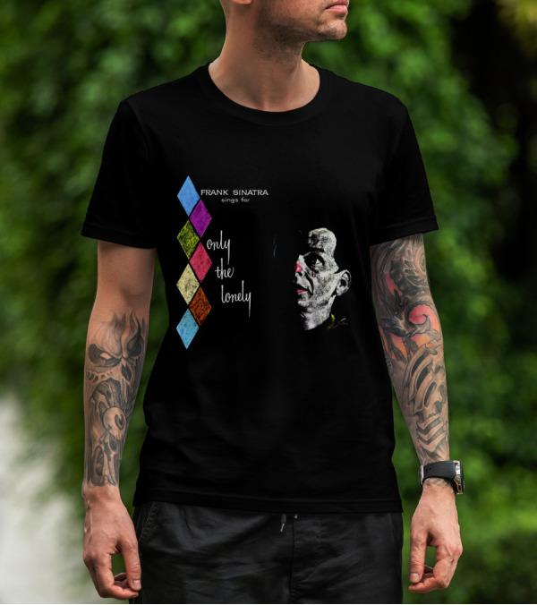 Frank Sinatra Sings For Only The Lonely Diamond Pattern FSNT 02 T-Shirt