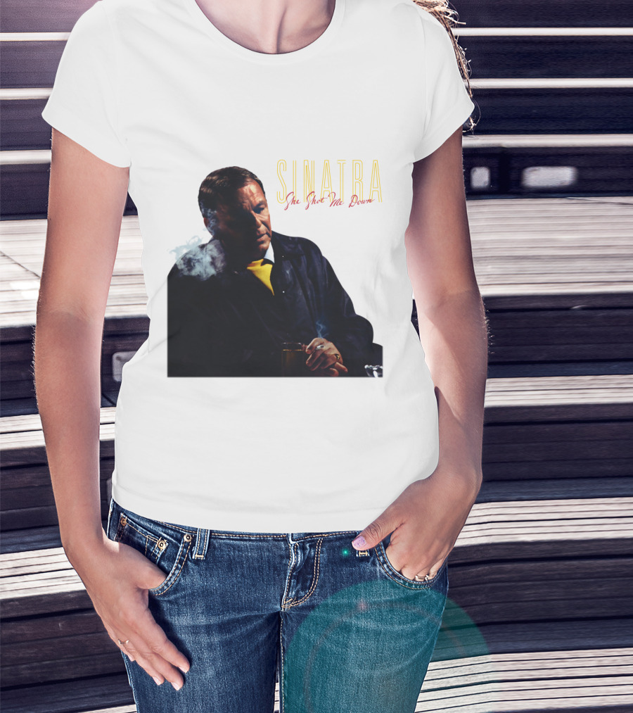 SINATRA She Shot Me Down Smoking Jacket T-Shirt