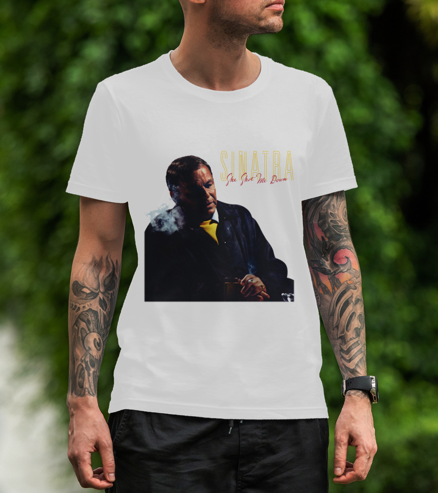SINATRA She Shot Me Down Smoking Jacket T-Shirt