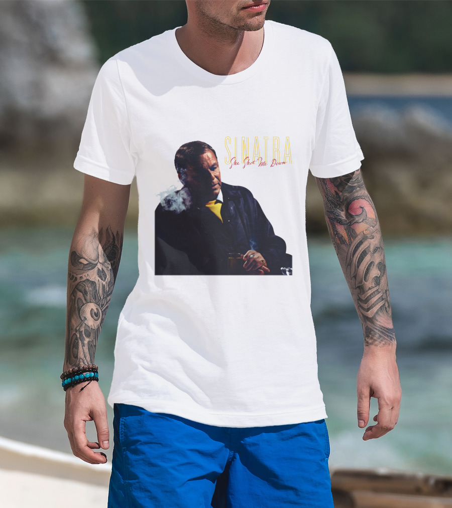SINATRA She Shot Me Down Smoking Jacket T-Shirt