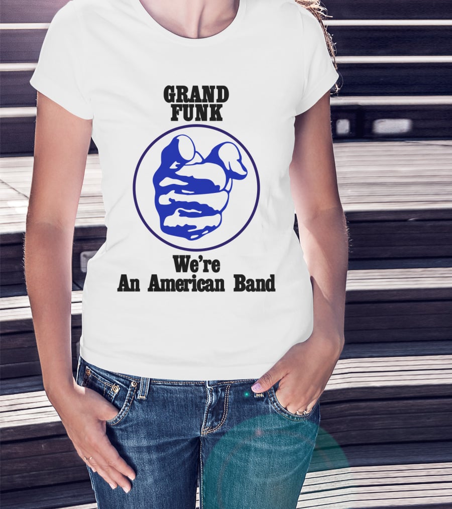Grand Funk We're An American Band Vintage Fist T-Shirt