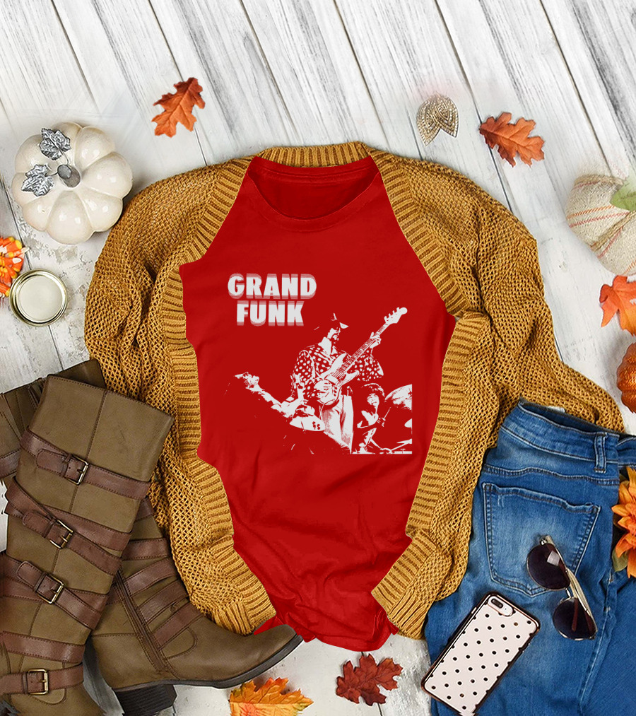 Grand Funk Railroad Band Live Rock Performance GFR 10 T-Shirt