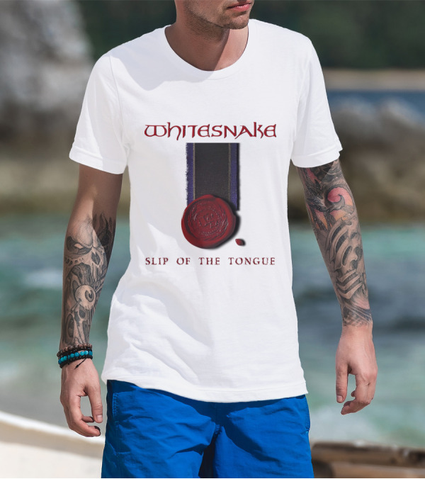 Whitesnake Slip Of The Tongue Red Seal T-Shirt