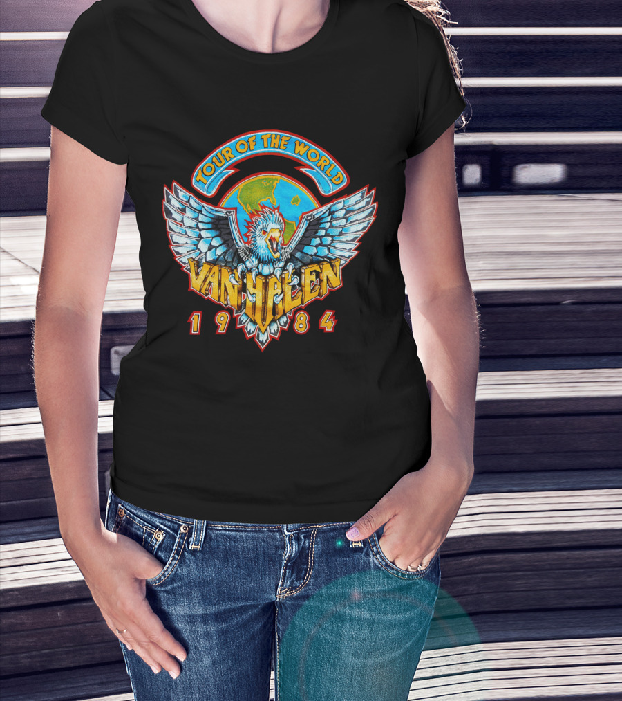 Tour Of The World Van Halen 1984 T-Shirt