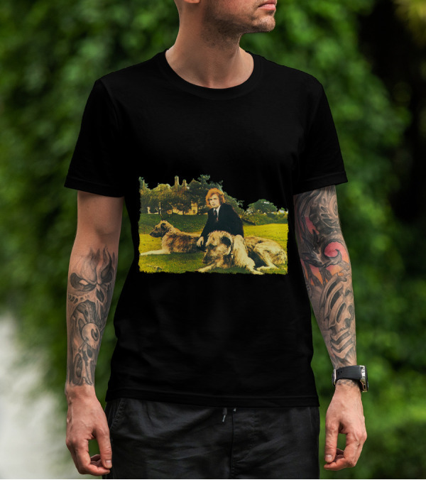 Van Morrison Veedon Fleece Album Cover Art With Dogs T-Shirt