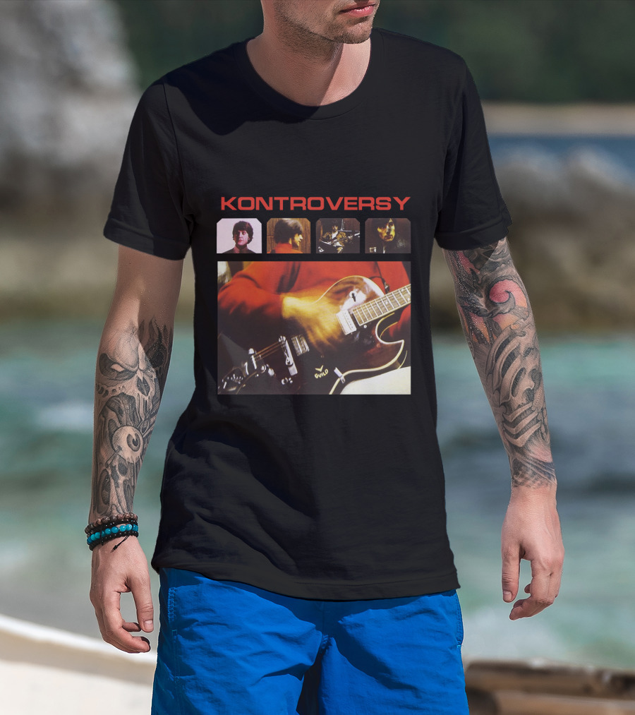 Kontroversy Album Guitar Iconic Band Portraits T-Shirt