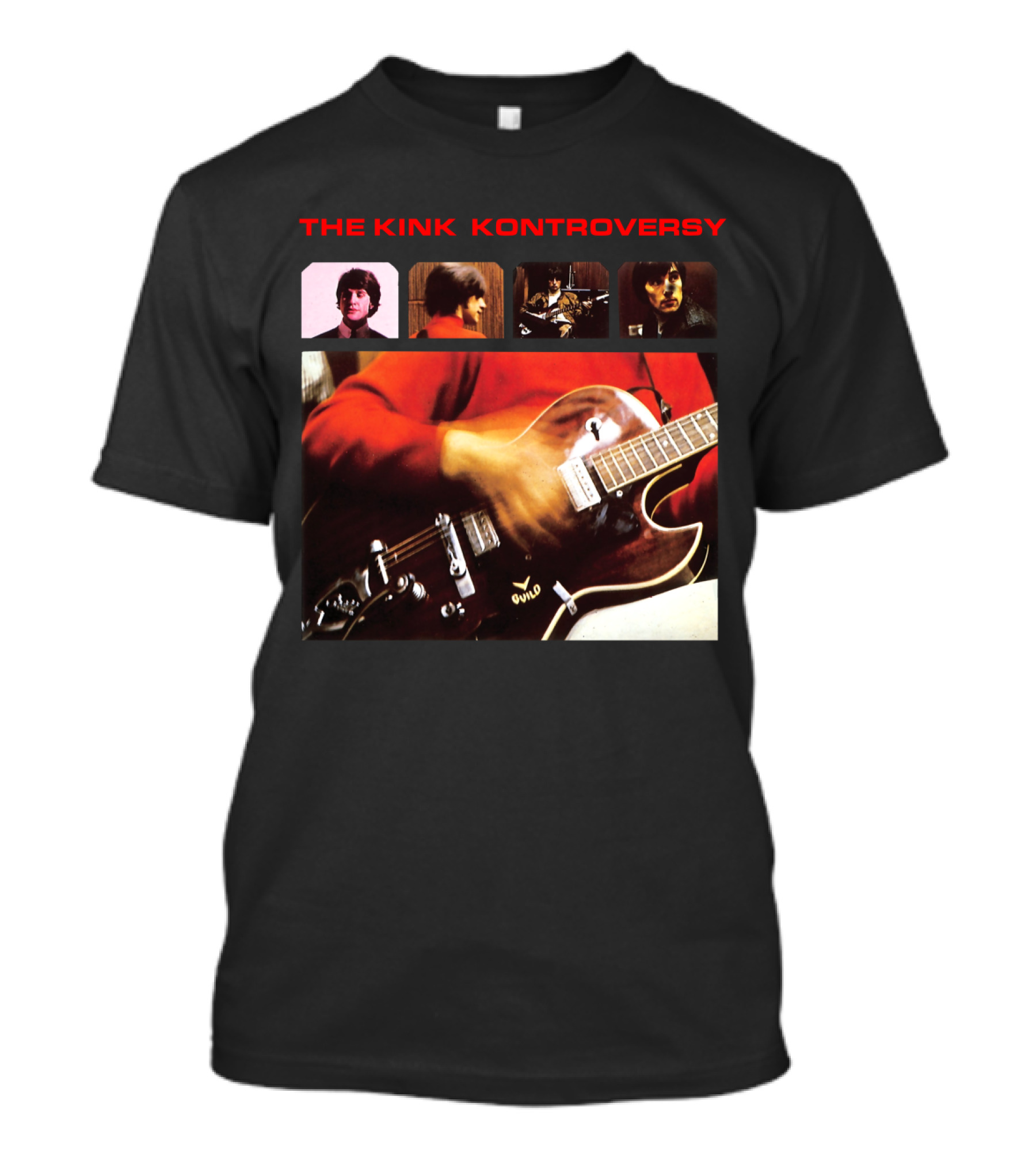 The Kink Kontroversy Album Cover Guitar Photography T-Shirt