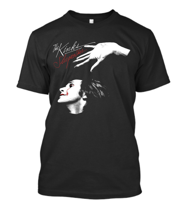 The Kinks Sleepwalker Vintage Album Cover Image T-Shirt
