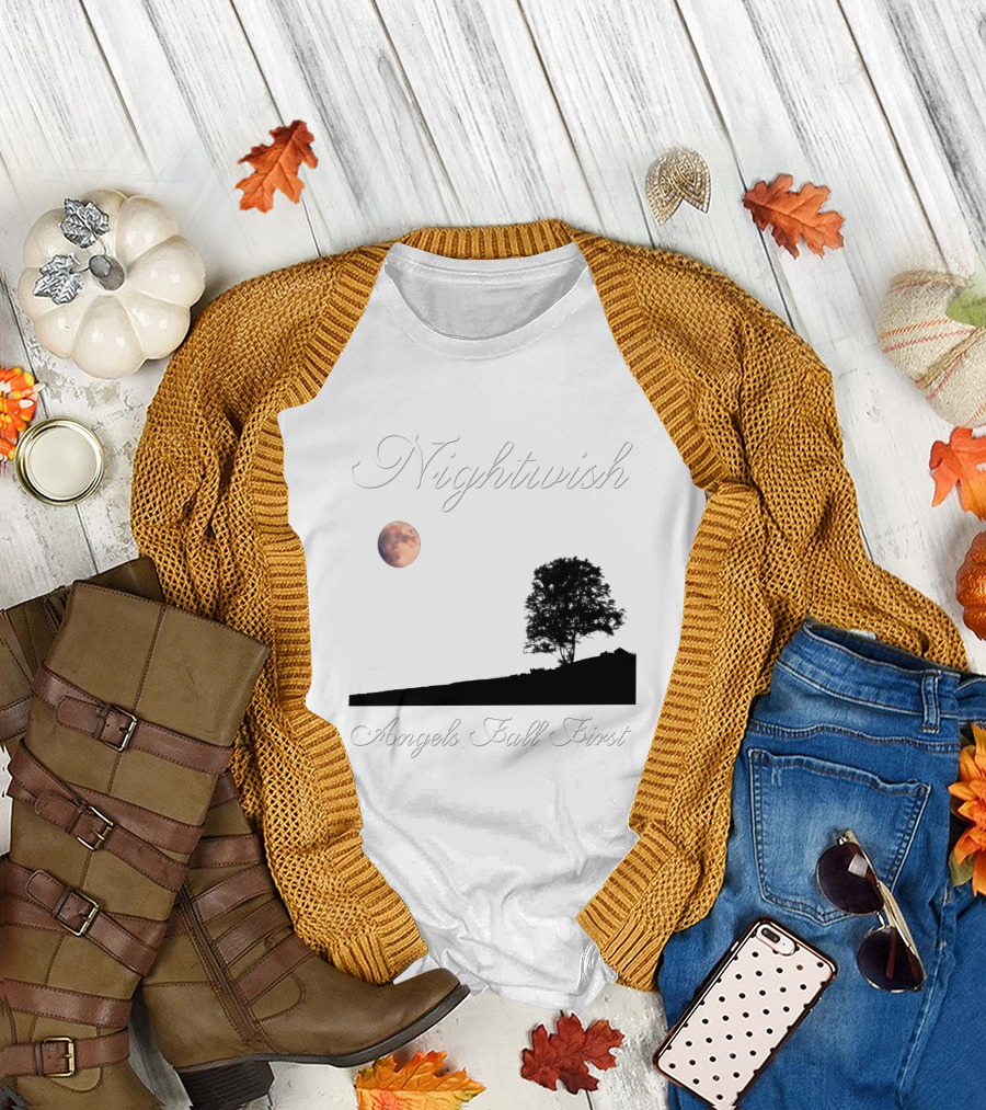 Nightwish Angels Fall First Moon and Tree T-Shirt