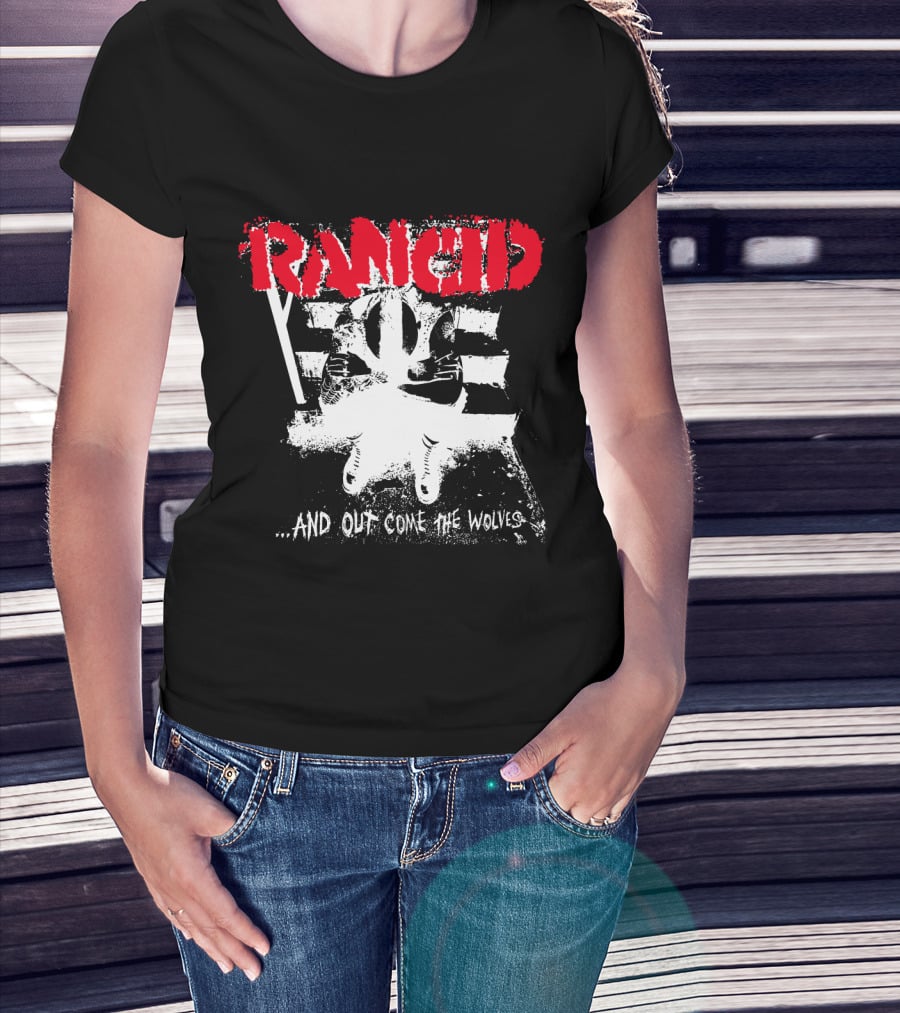 Rancid .And Out Come The Wolves Album Cover T-Shirt