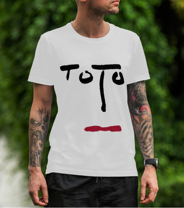 TOTO Turn Back 08 Minimalist Face T-Shirt