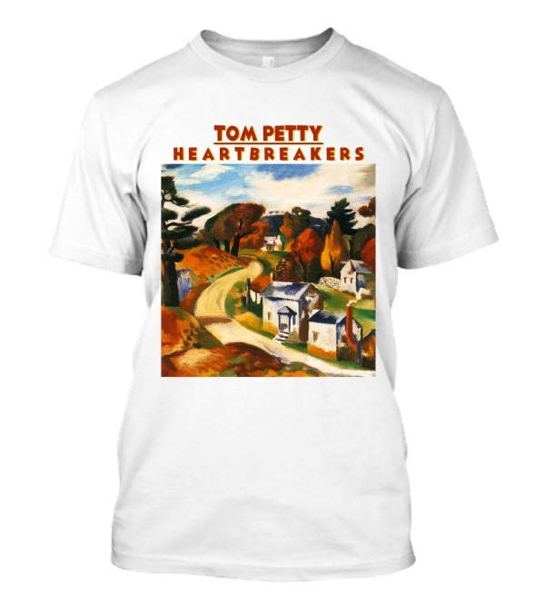TPT 19 Tom Petty And The Heartbreakers Into The Great Wide Open Album Art Landscape T-Shirt