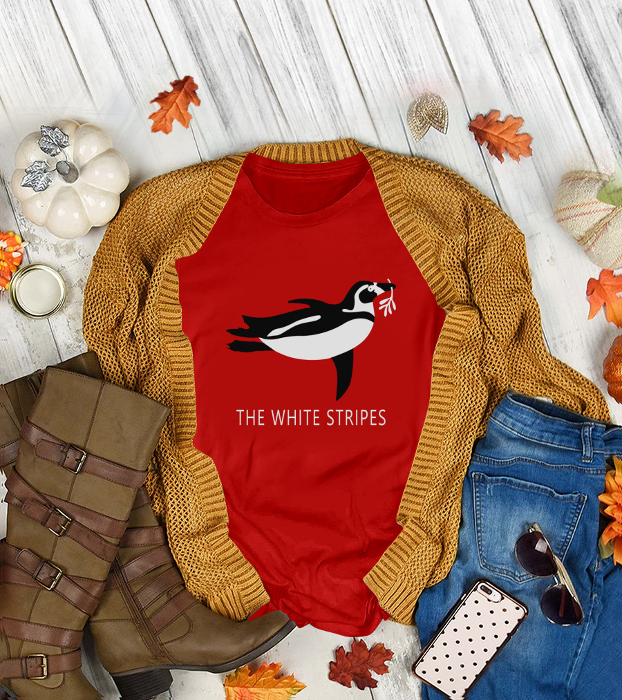 The White Stripes TWS 03 Red Penguin T-Shirt
