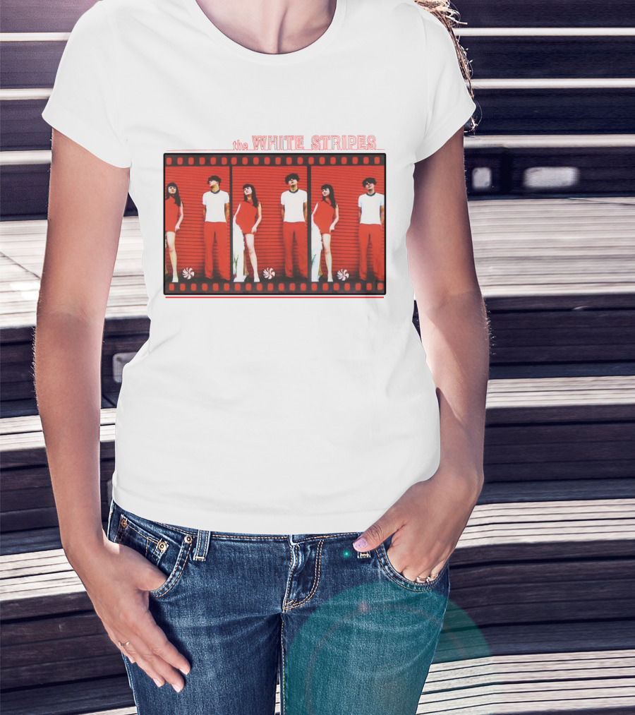 The White Stripes Red Filmstrip T-Shirt