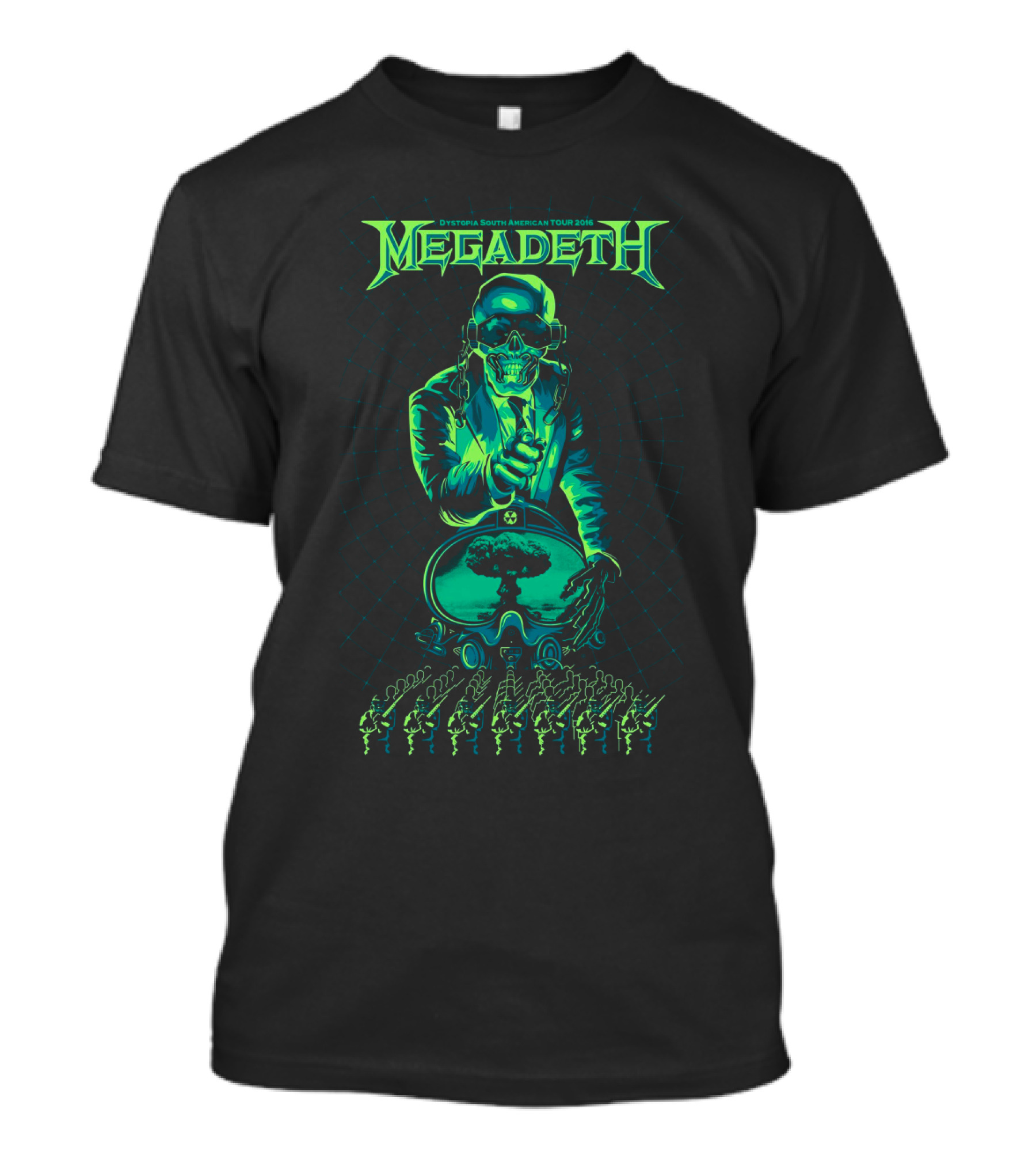 Megadeth Dystopia South American Tour 2016 Explosive T-Shirt