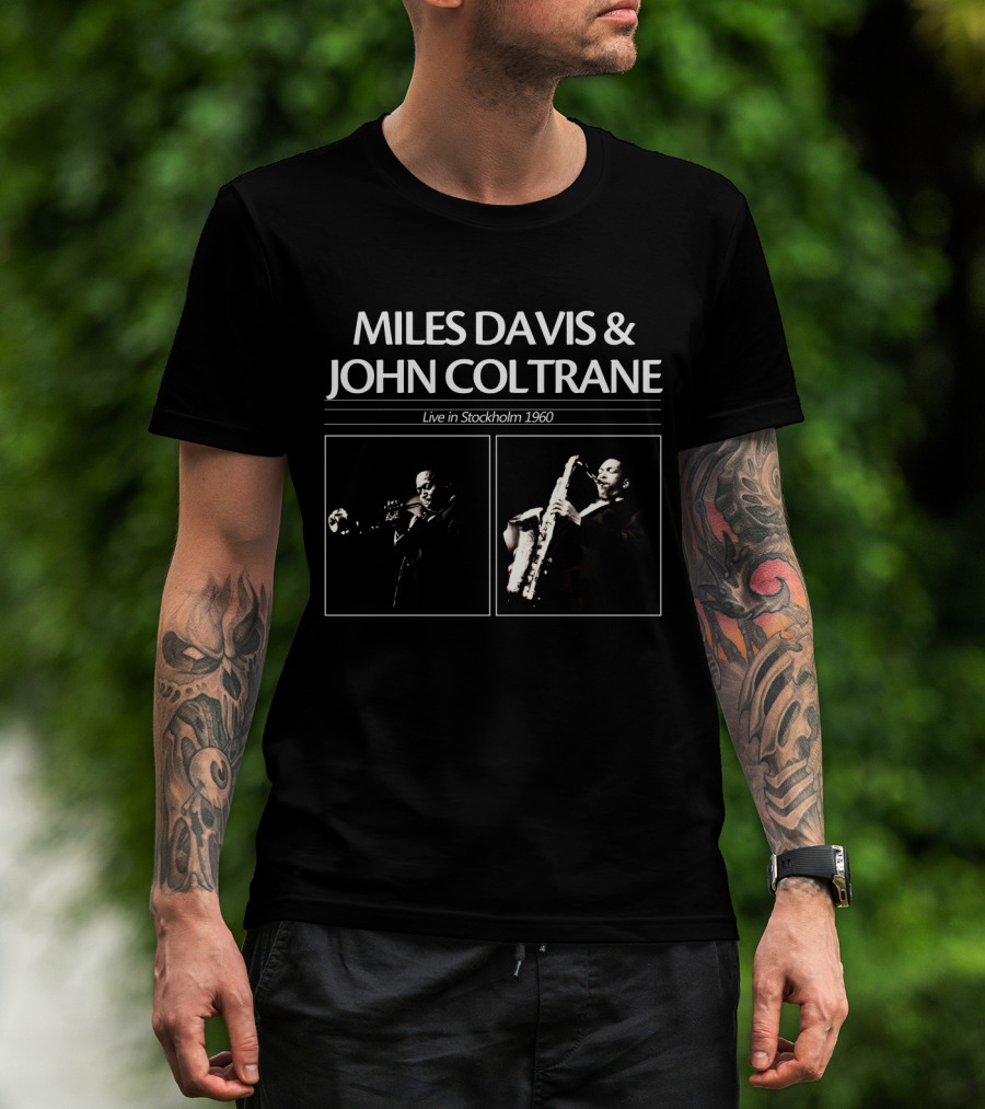 Miles Davis & John Coltrane Live In Stockholm 1960 T-Shirt