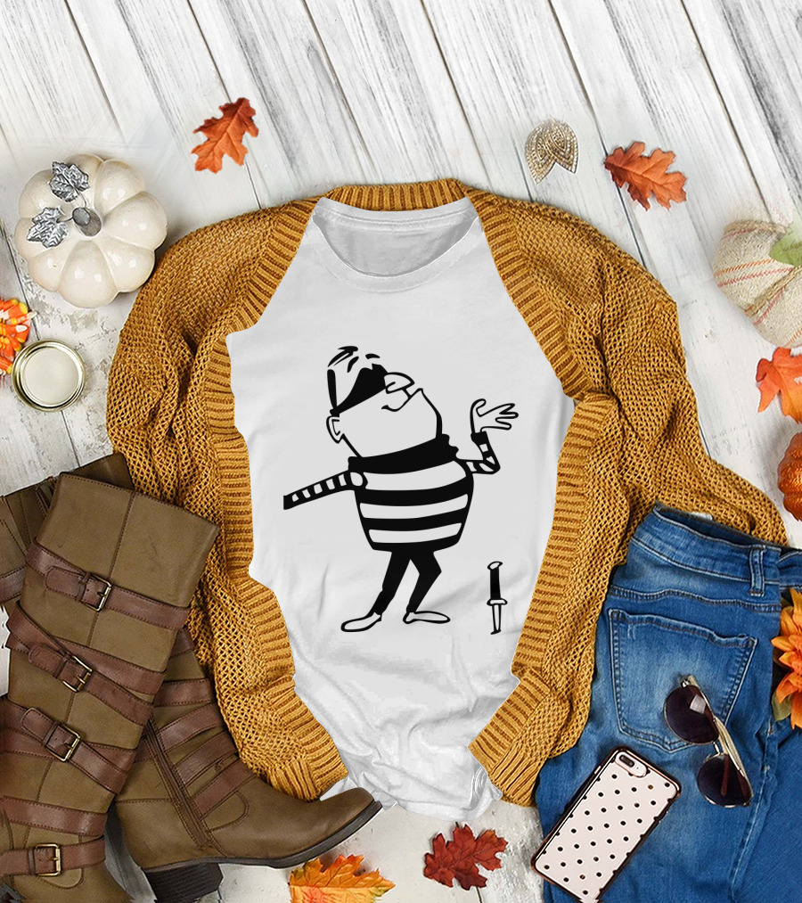 REM 05 Comic Burglar Character T-Shirt