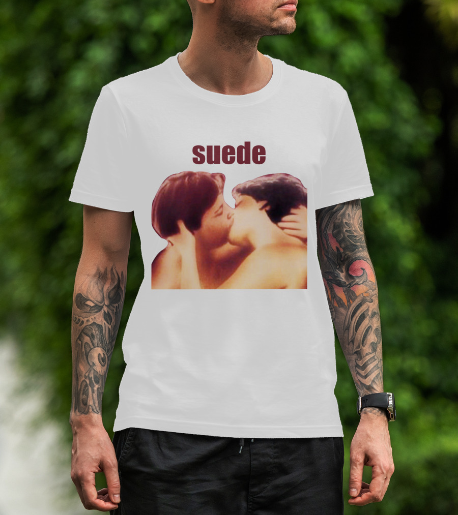 Suede Debut Album Cover Kiss Artwork T-Shirt