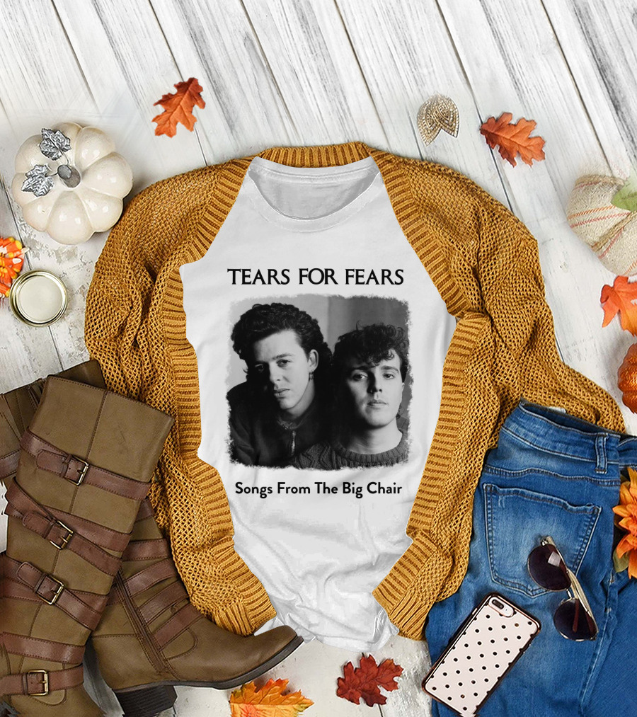 Tears For Fears Songs From The Big Chair Vintage Album T-Shirt