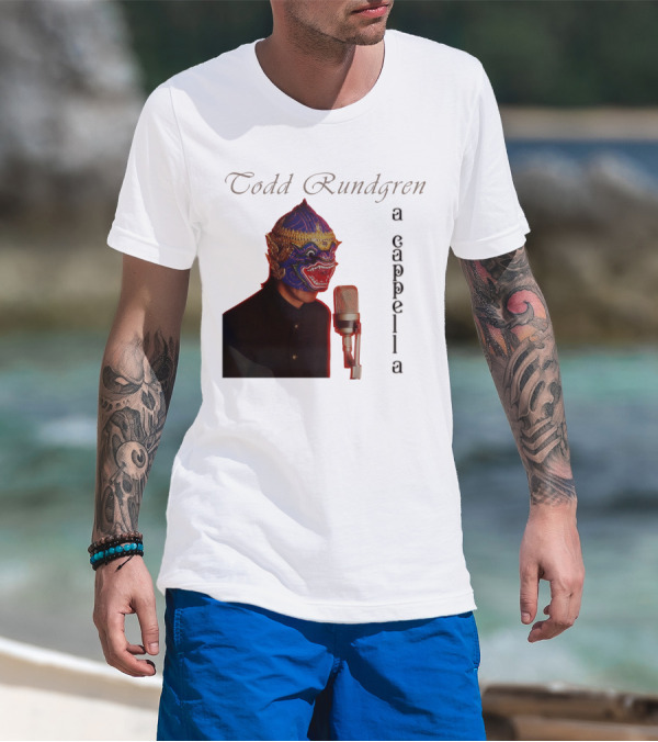 Todd Rundgren A Cappella Mask With Microphone T-Shirt