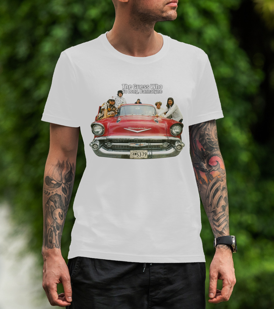 The Guess Who So Long, Bannatyne Red Vintage Car T-Shirt