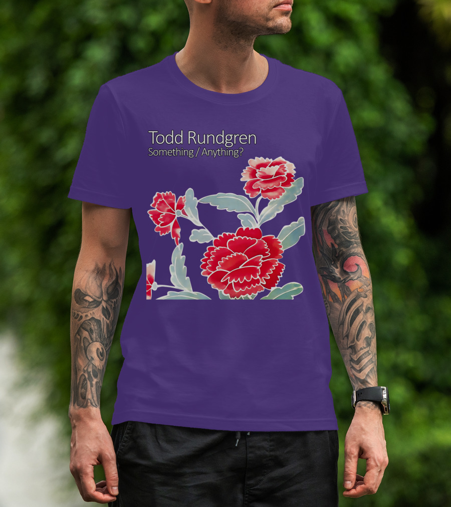 Todd Rundgren Something Anything Red Flowers T-Shirt