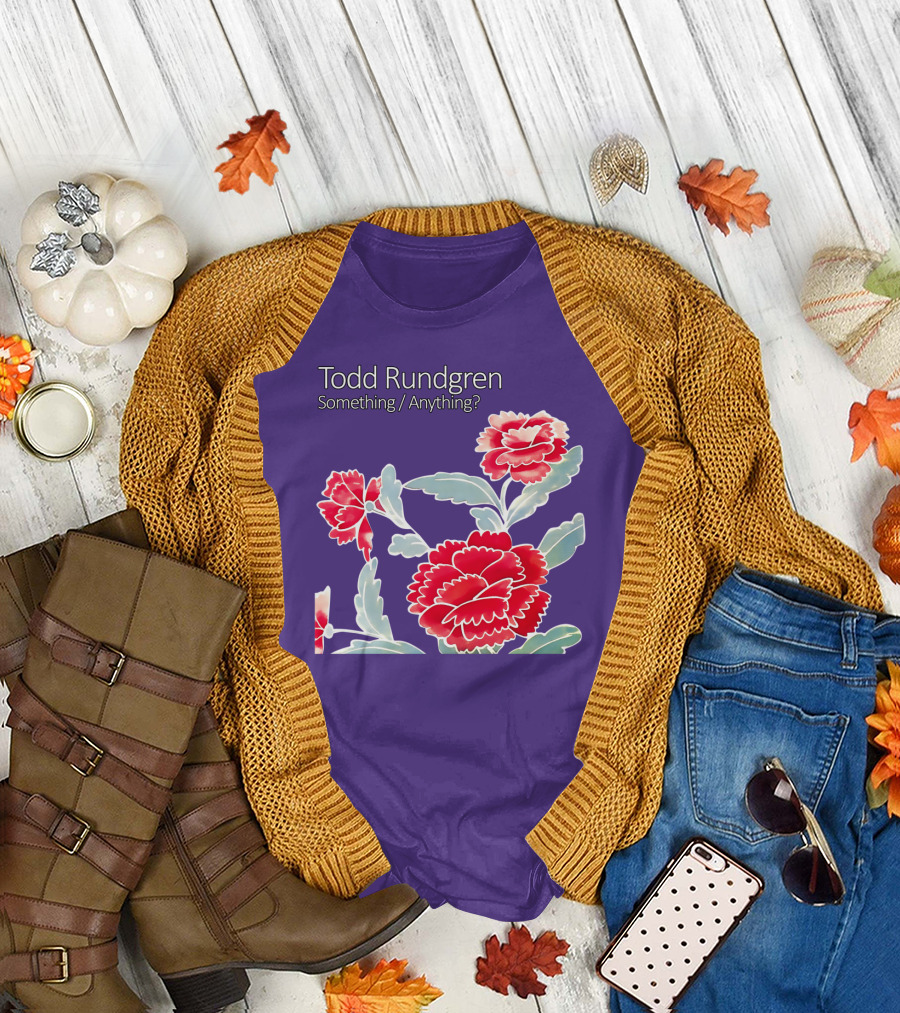 Todd Rundgren Something Anything Red Flowers T-Shirt