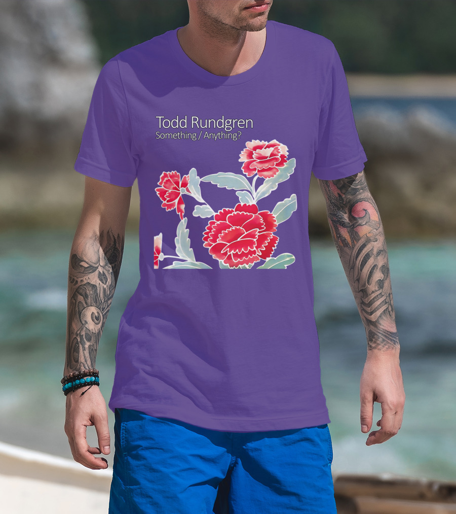 Todd Rundgren Something Anything Red Flowers T-Shirt