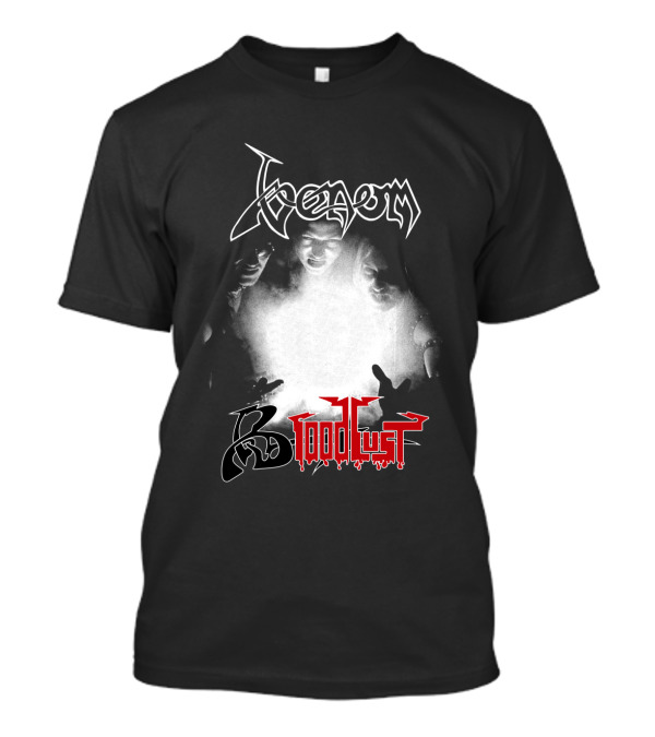 Venom Bloodlust Black Metal Band Members Smoke Effect T-Shirt