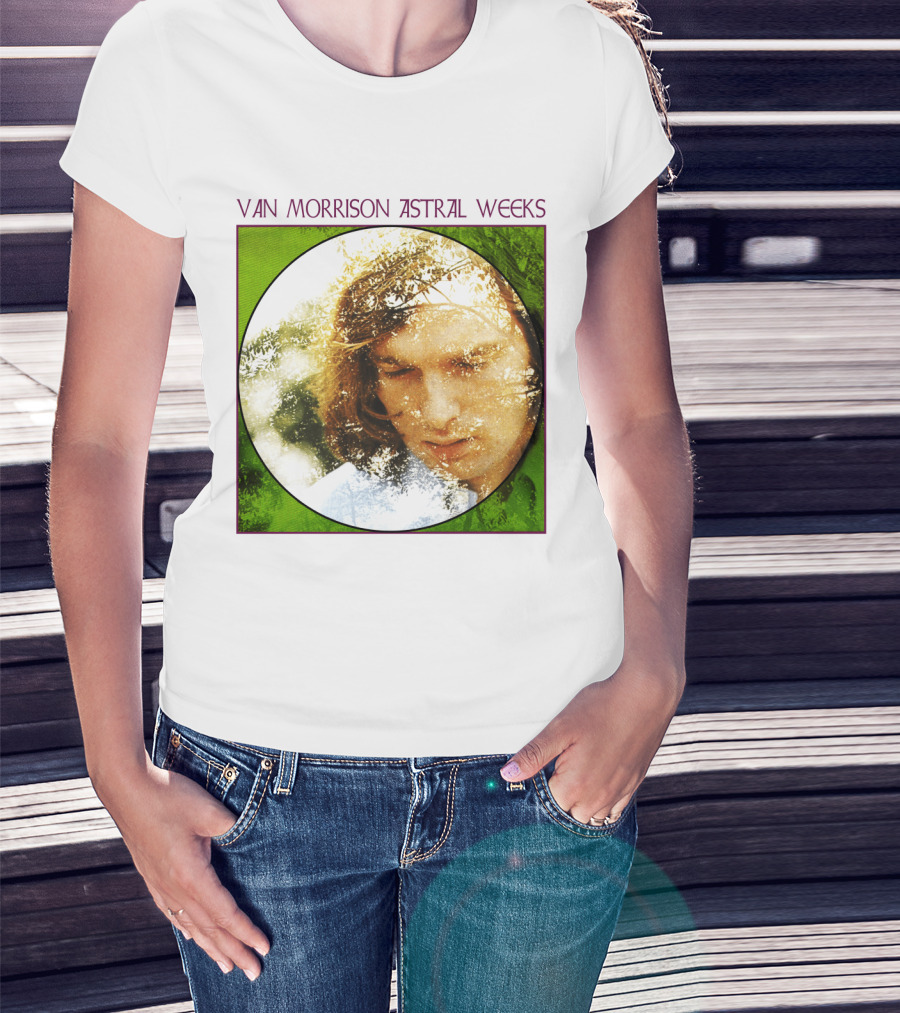 Van Morrison Astral Weeks Album Cover T-Shirt