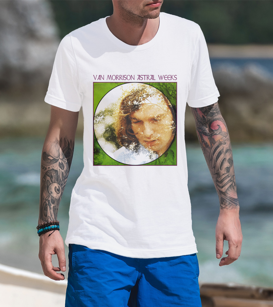 Van Morrison Astral Weeks Album Cover T-Shirt