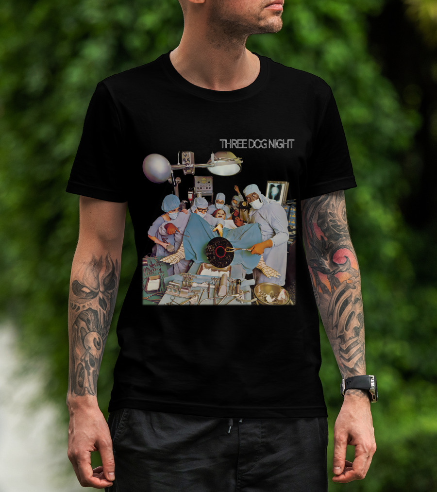 Three Dog Night Vinyl Surgery Operation Scene T-Shirt