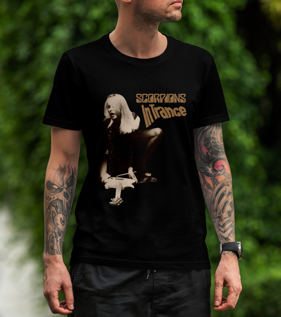Scorpions In Trance Vintage Rock Album Art T-Shirt