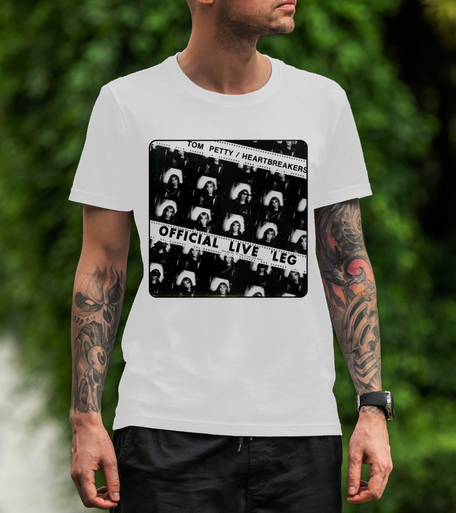 Tom Petty Heartbreakers Official Live Leg T-Shirt