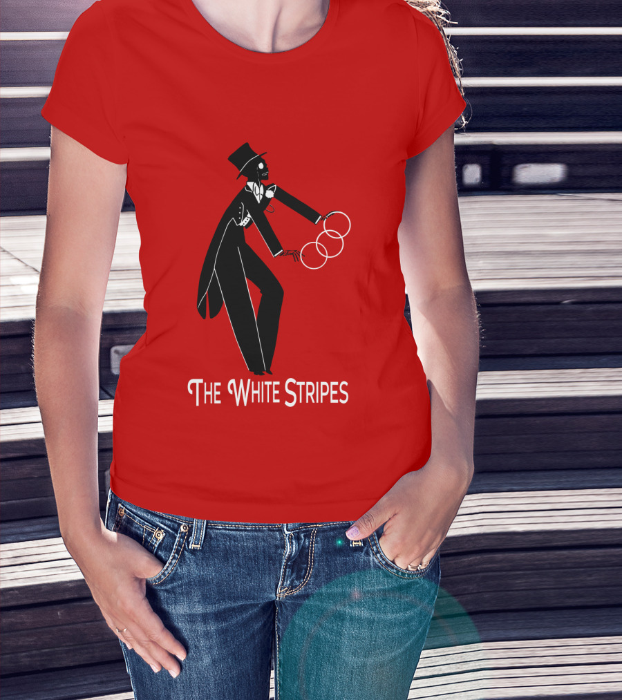 The White Stripes Juggling Man Red T-Shirt