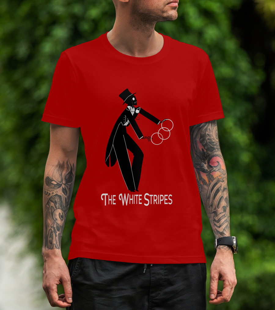 The White Stripes Juggling Man Red T-Shirt