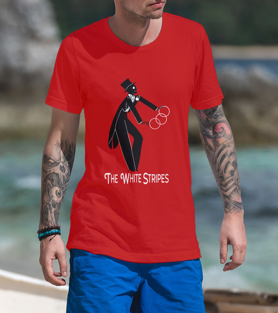 The White Stripes Juggling Man Red T-Shirt