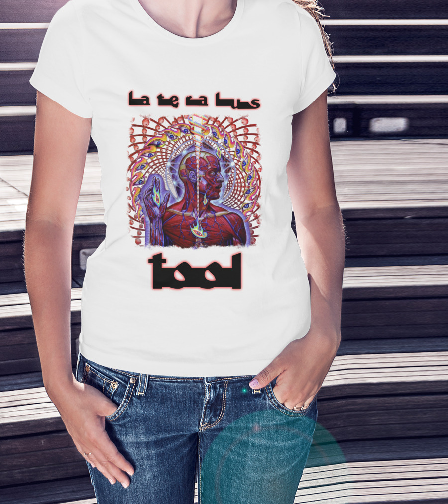 Tool Lateralus Inspired Psychedelic Art With Anatomical Human Figure T-Shirt
