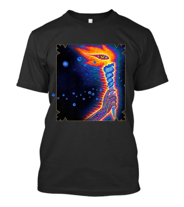 Psychedelic Cosmic Vision With Vibrant Colors T-Shirt