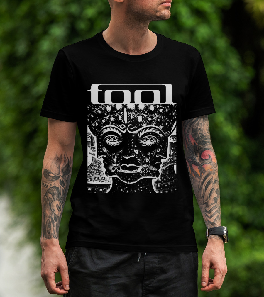 Tool Alex Grey Psychedelic Art Three Faces T-Shirt