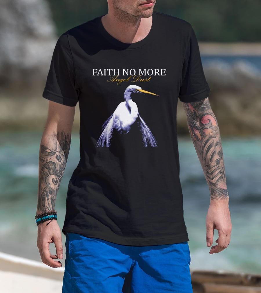 Faith No More Angel Dust Egret Album Cover T-Shirt
