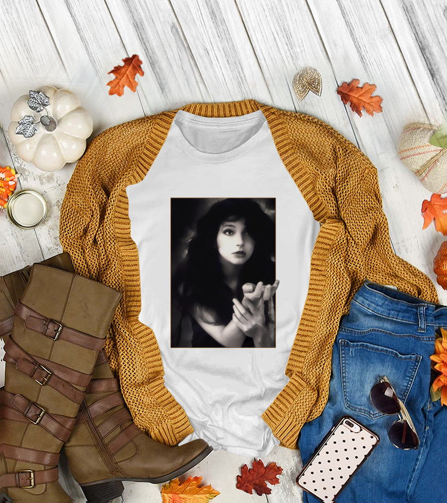 Kate Bush Black And White T-Shirt