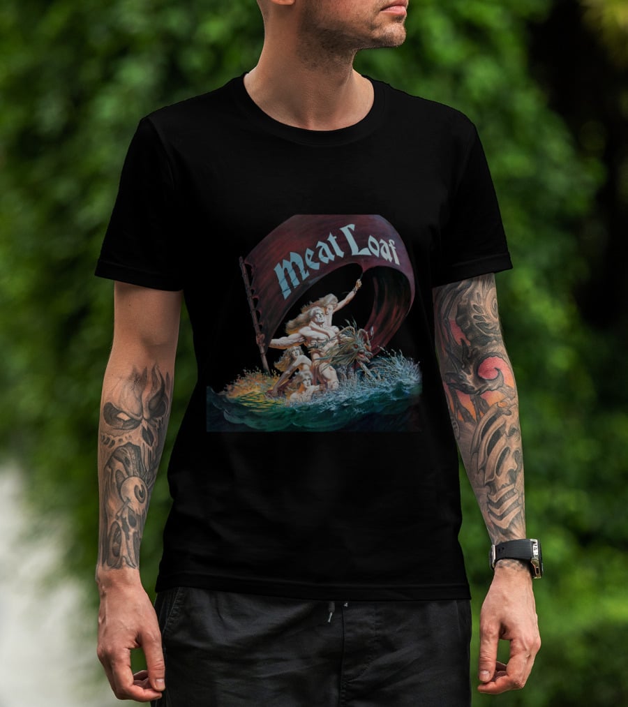 Meat Loaf Viking Ship Adventure On Turbulent Seas T-Shirt