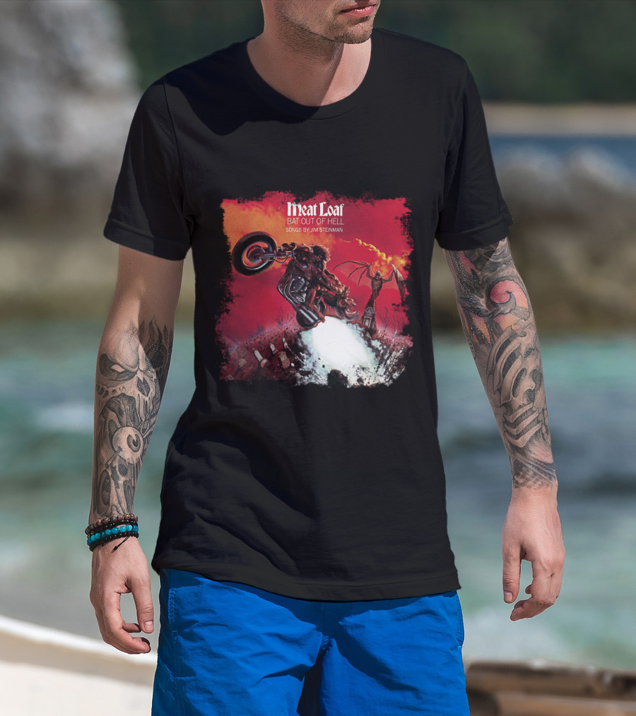 Meat Loaf Bat Out Of Hell Songs By Jim Steinman T-Shirt